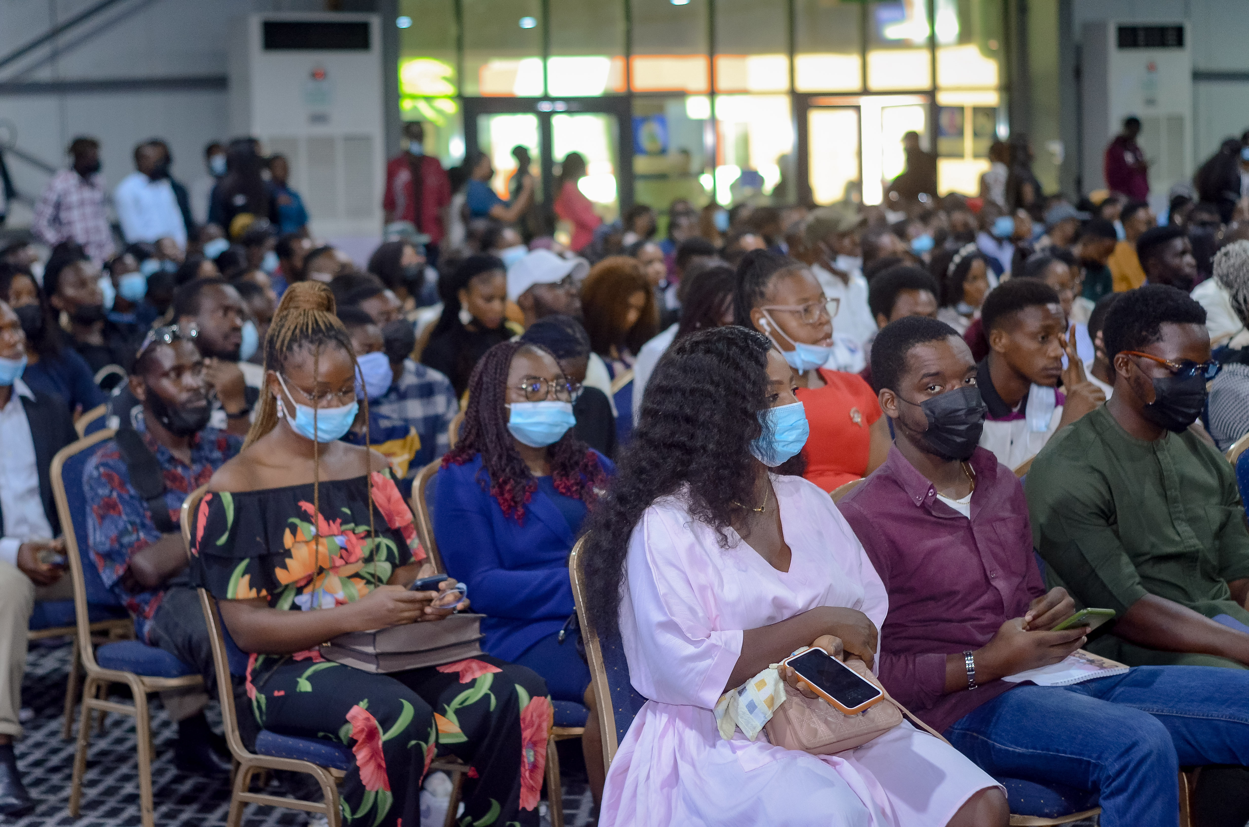 A cross section of attendees at the Interswitch Career Fair.