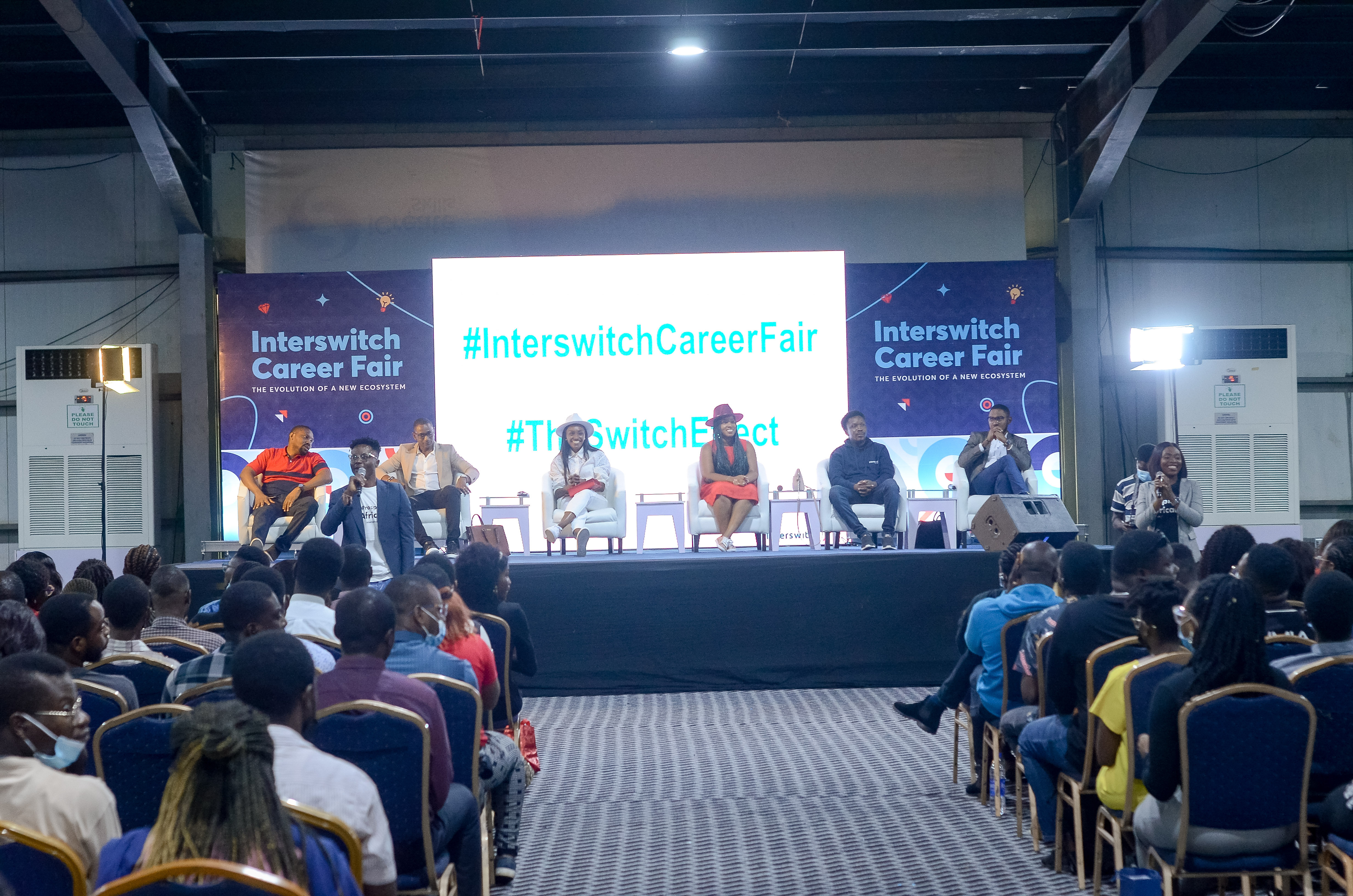 Interswitch Reiterates Need for Locally Developed Solutions at Career Fair.
