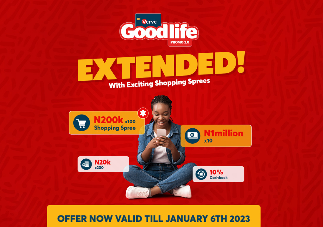 The Verve Good Life 3.0 transact and enjoy promo.