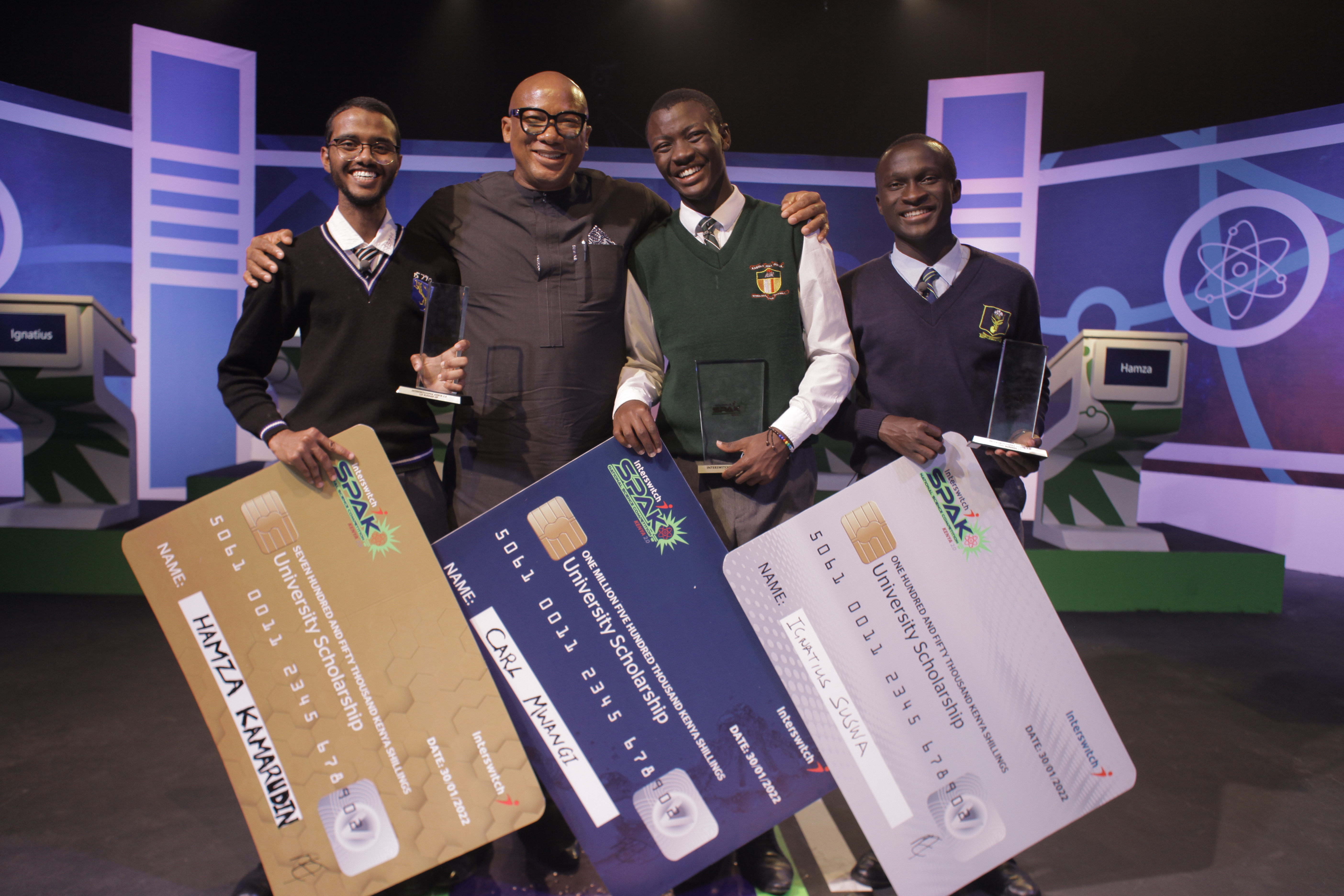 Seventeen-year-old Carl Mwangi crowned winner of InterswitchSPAK Kenyas