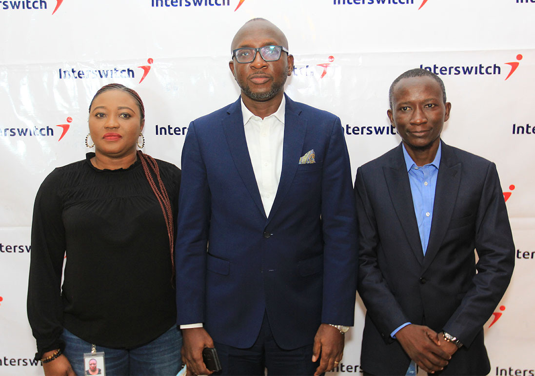 Akeem Lawal, DCEO, Purepay and staff at Interswitch TechConnect