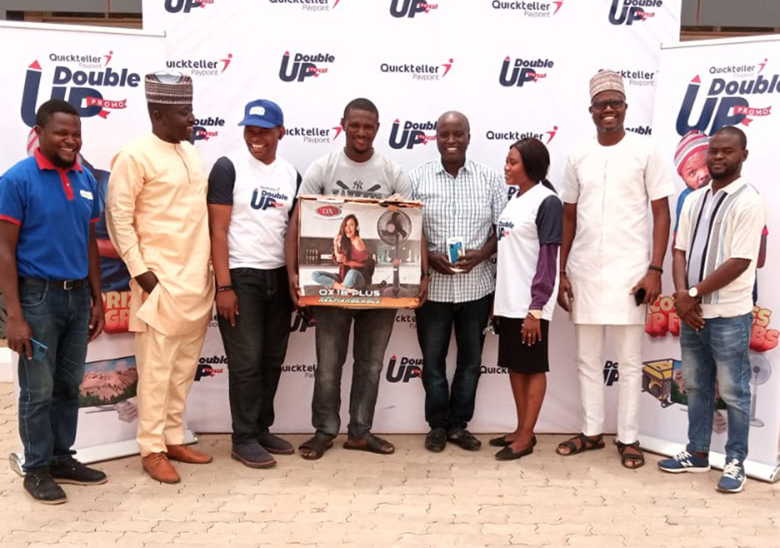 Six agents emerge winners in the Quickteller Paypoint Double Up promo