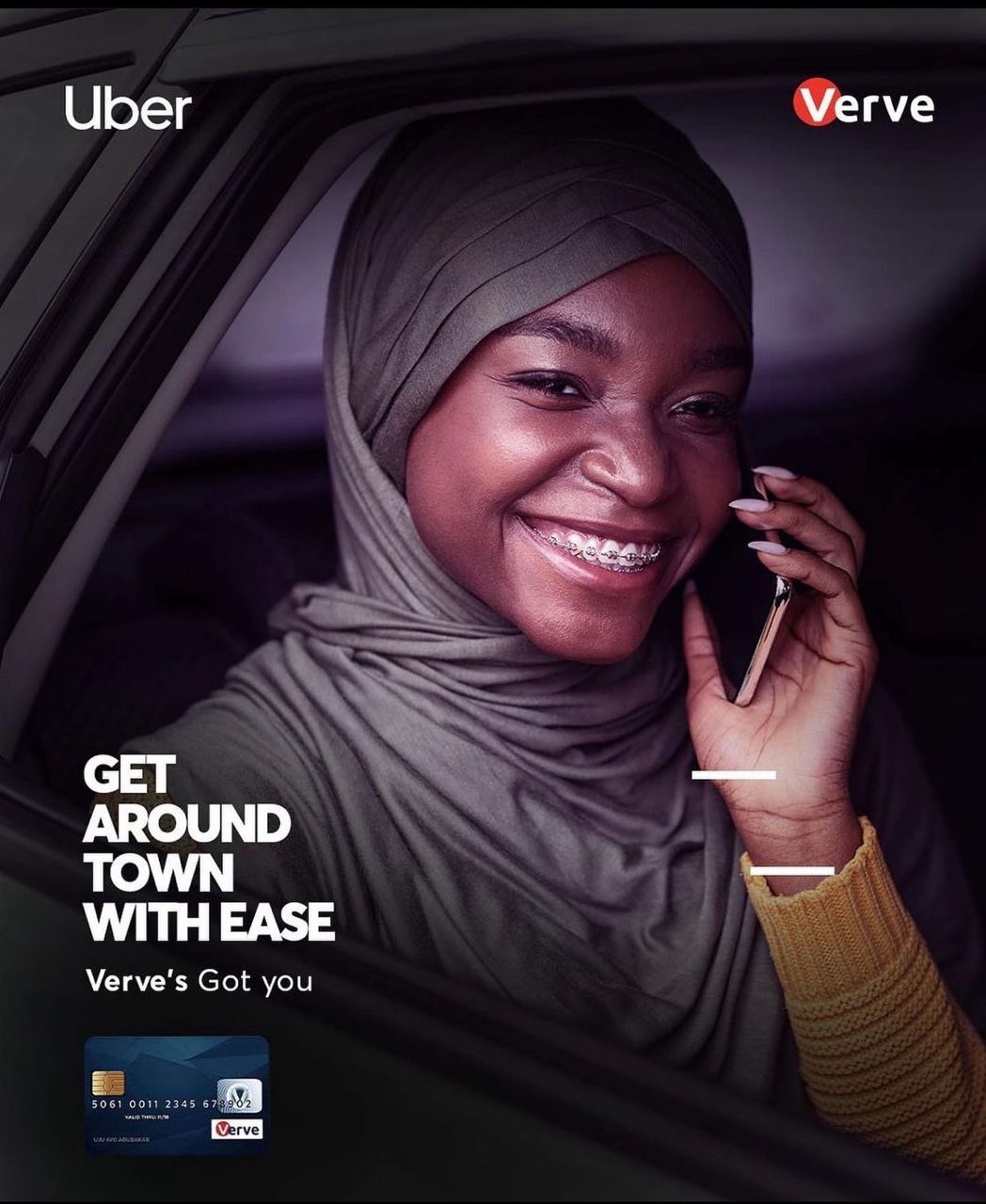 Pay for Uber ride with Verve